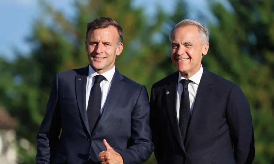 Macron Carney Saint Pierre
