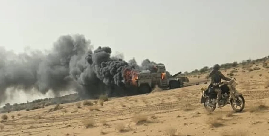 Malian soldiers desert patrol